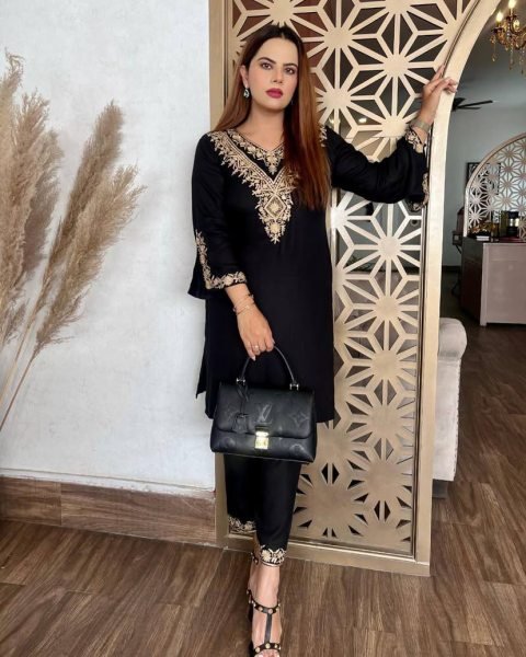 Shop Heavy Velvet Cord Set with Embroidery Work For Women Wear  CO ORD Sets