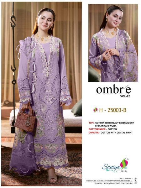 Saniya Trendz Cotton Lawn Embroidered Suits Designer Pakistani Collection Pakistani Suits Wholesale