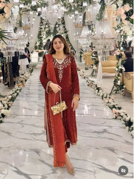 Signature Viscose Velvet Sequins Embroidered Suit with Patiala Bottom   Soft Net Dupatta for Wedding Functions Ready To Wear Suit