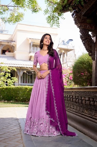 Silver Glossy Lehenga Choli with Sparkling Wedding Lehenga Wedding Collection 2025 Designer Lehenga Choli