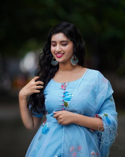 Simple   Elegant Floral Print Organza Kurti Dupatta Set Kurti With Dupatta Wholesale