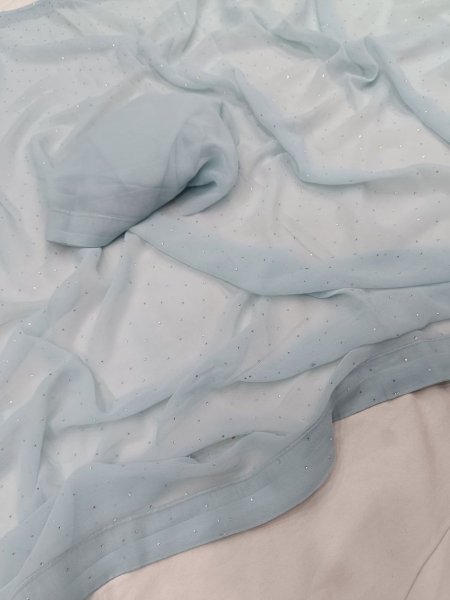 Sky Blue Georgette Saree  Georgette Sarees Wholesale