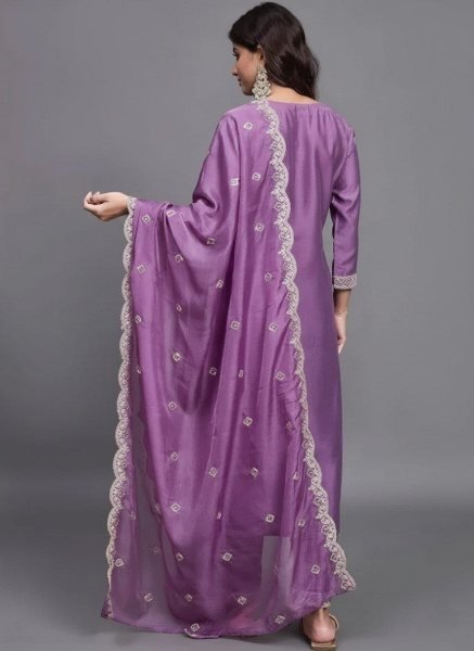 Slub Cotton Embroidery Work Kurti Pant Set  Ethnic Wear for Women Plus Size Kurti / Gown