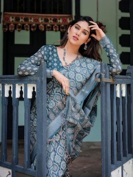 Soft & Breathable Linen Cotton Saree – Premium Craftsmanship at Manufacturer Price Linen Sarees Wholesale