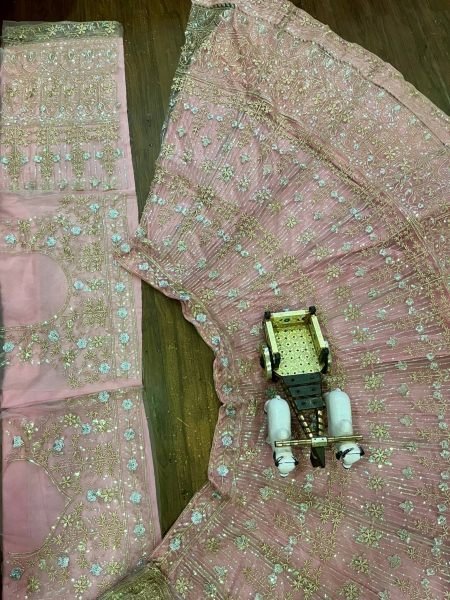 Soft Butterfly Net Sequins Embroidery Work Lehenga Choli  Designer Lehenga Choli