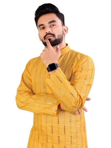 Soft Cotton Party Wear Mens kurta payjama Kurta Pajama Wholesale