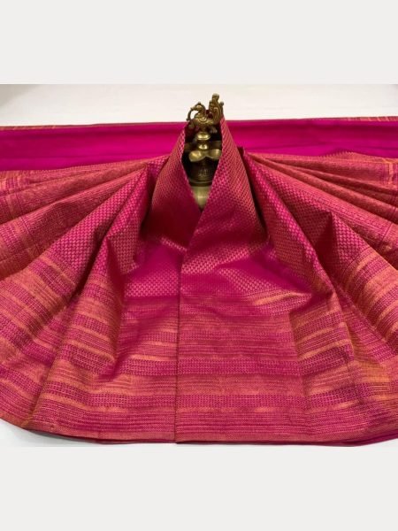 Soft Lichi Silk Saree With Jacquard Design  South Indian Saree 
