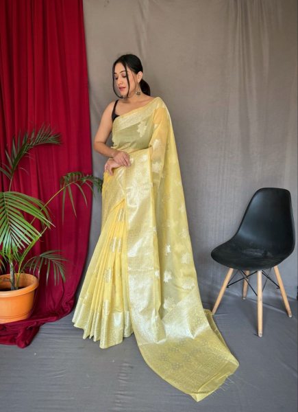 Soft Muslin Saree With Golden Zari Weaving Border  Designer Wedding Sarees Wholesale