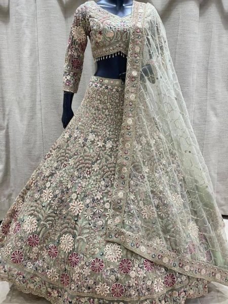 Soft Net Bridal Lehenga with Coding Sequins Work Luxury Wedding Wear at Manufacturer Rate  Lehenga