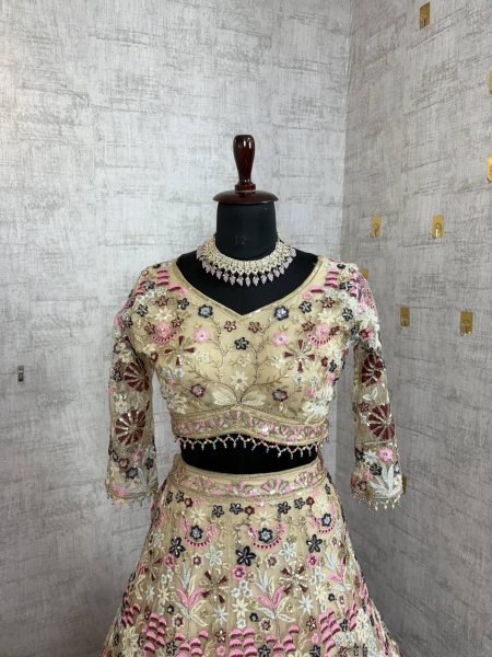Sunrise Soft Net Bridal Lehenga with 4m Flare Sequins Wedding Collection for Resellers Designer Lehenga Choli