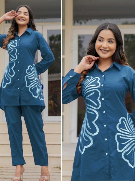 Soft Rayon Embroidered Co-Ord Set with Pant 