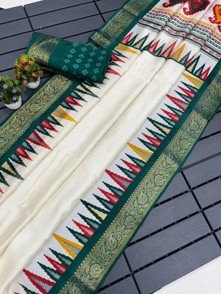 Soft Silk Saree With Golden Zari Border Silk Sarees Wholesale
