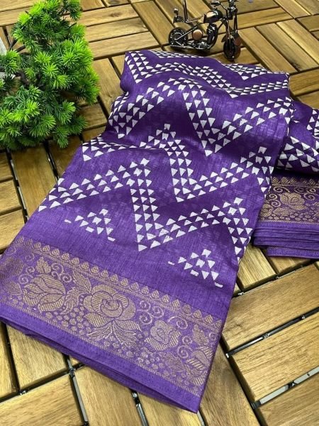 Soft Tussar Silk Leheriya Saree With Zari Weaving   Silk Sarees Wholesale