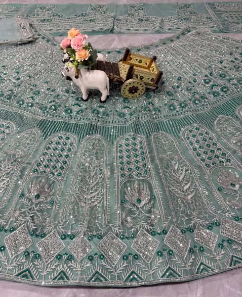 Sophisticated Heavy Sequins Work Lehenga for Women Wedding Collection Bridal Lehenga Choli