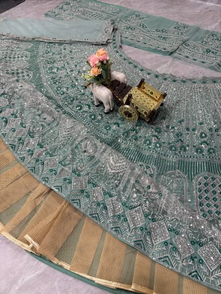 Sophisticated Heavy Sequins Work Lehenga for Women Wedding Collection Bridal Lehenga Choli