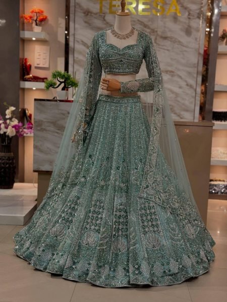 Sophisticated Heavy Sequins Work Lehenga for Women Wedding Collection Bridal Lehenga Choli