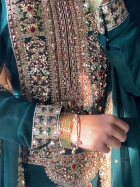 Sophisticated Teal Green Fox Georgette Palazzo Suit with Coding Embroidery Sequins Work Ready To Wear Collection