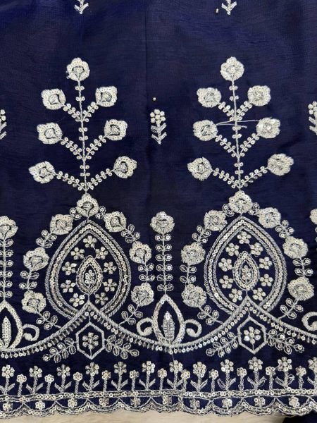 Special Blue JMC Silk Thread and Sequence Work Sharara Suit with Fancy Lace Dupatta Ready To Wear Collection
