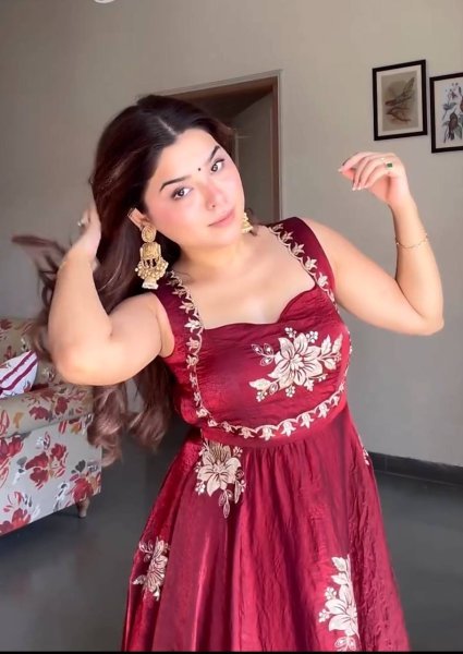 Splendid Maroon Designer Anarkali Suit Set with Dupatta for Wedding Wear Ready To Wear Collection