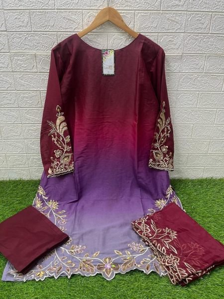 Star Georgette Embroidery Hand Work Pakistani Style Ready To Wear Salwar Suit At Lowest Price Pakistani Suits Wholesale