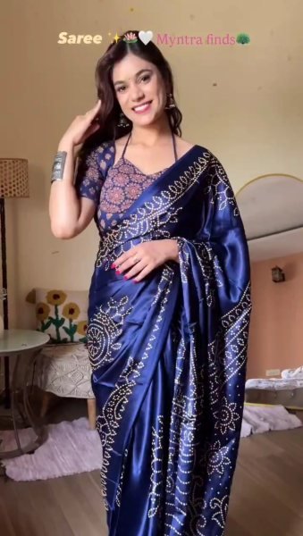 Stunning Blue Premium Chinon Silk Digital Print Saree with Piping Work for Festival Silk Sarees Wholesale