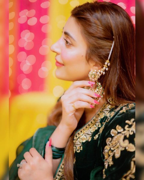 Stunning Dark Green Premium Velvet Kurti Palazzo Set with Georgette Dupatta for Party Ready To Wear Collection