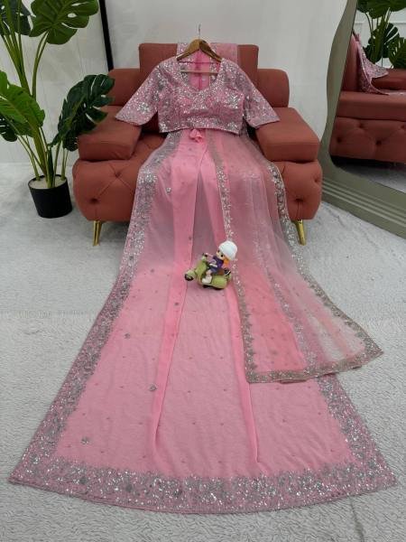 Stunning Faux Georgette Party Wear Saree with Thread  Sequin and Pearl Work for Woman Georgette Sarees Wholesale