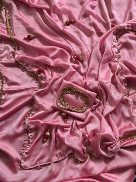 Stunning Peach New Arrival Silk Saree for Ladies Daily Collection Silk Sarees Wholesale