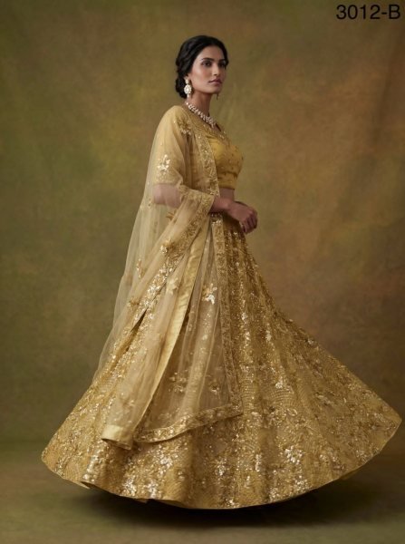 Stunning Yellow Ethnic Lehenga Set for Wedding and Festive Occasions Designer Lehenga Choli