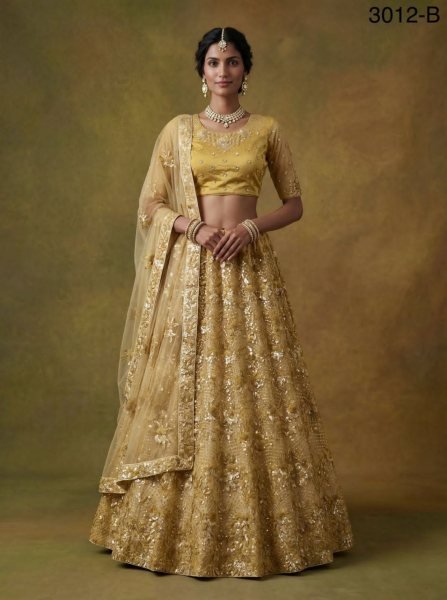 Stunning Yellow Ethnic Lehenga Set for Wedding and Festive Occasions Designer Lehenga Choli