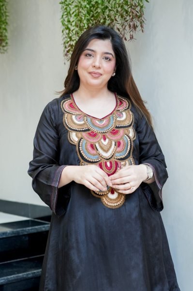 Stylish Black Premium Crepe Party Wear Kurti Pant Set with Elegant Embroidery Work  CO ORD Sets