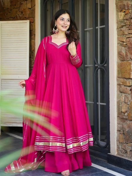 Stylish Embroidered Georgette Kurti Set for Women Perfect Party Look Kurtis