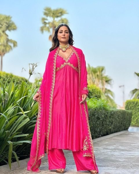 Stylish Heavy Soft Taffeta Silk Gown Plazzo With Dupatta Ready To Wear Collection