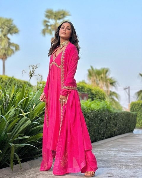 Stylish Heavy Soft Taffeta Silk Gown Plazzo With Dupatta Ready To Wear Collection