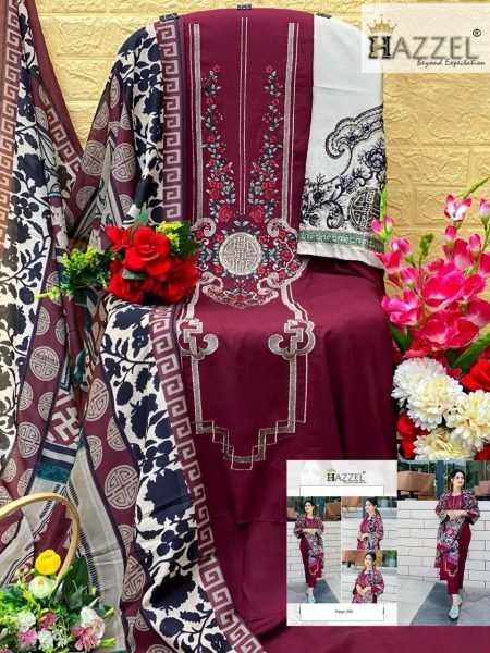 Stylish Pakistani Suit Set with Cotton Embroidery & Sequin Work Two Color Options Best Price for Wholesalers Pakistani Suits Wholesale
