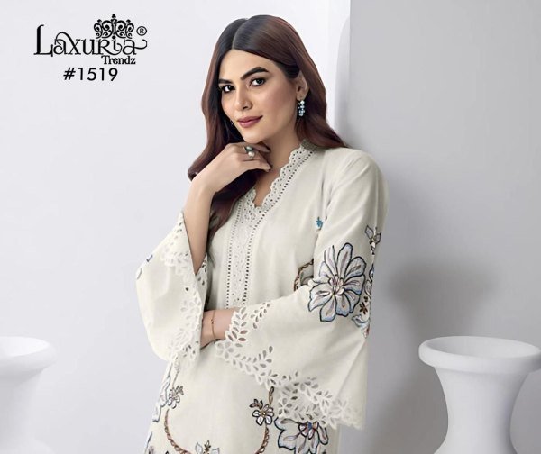Stylish Synthetic Embroidered Tunic Suit Set Wholesaler And Retailer Pakistani Suits Wholesale