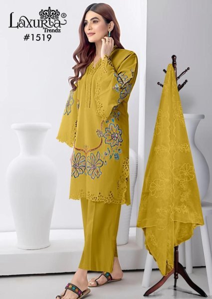 Stylish Synthetic Embroidered Tunic Suit Set Wholesaler And Retailer Pakistani Suits Wholesale