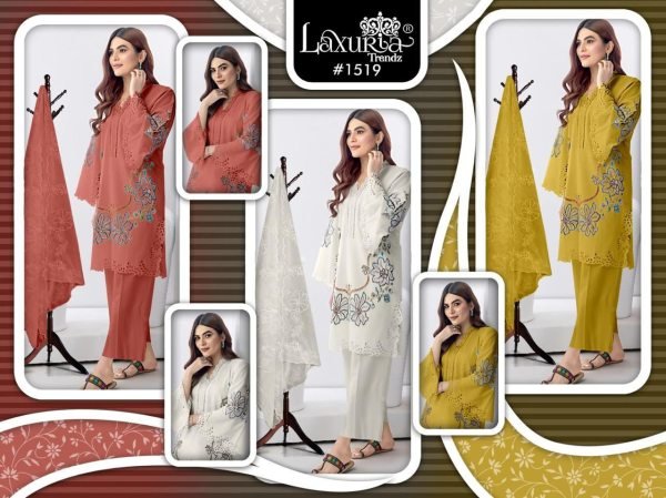 Stylish Synthetic Embroidered Tunic Suit Set Wholesaler And Retailer Pakistani Suits Wholesale