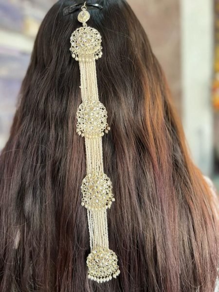 Stylish Traditional Guddi Fancy Sidhi Patti Trending Hair Accessory for Ethnic & Party Looks Fashion Accessories Wholesale