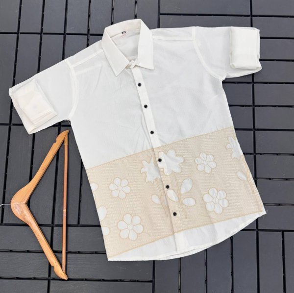 Stylish White Casual Shirt for Men with Modern Look Mens Shirt