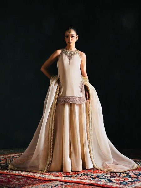 Stylish White Velvet Chine Embroidered Sequence Work Palazzo Suit with Net Dupatta at Wholesale Rate 