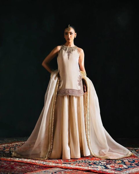 Stylish White Velvet Chine Embroidered Sequence Work Palazzo Suit with Net Dupatta at Wholesale Rate Ready To Wear Collection