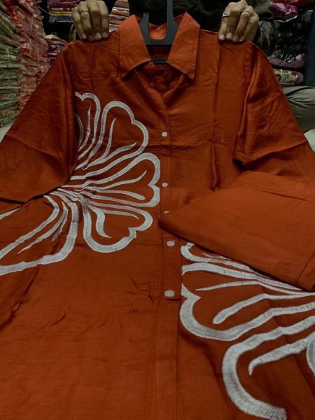 Summer Special Rayon Co Ord Set with Embroidery Work CO ORD Sets