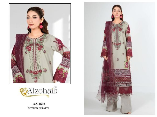 Sustainable Grey Pure Cotton Patch Work Pakistani Suit with Cotton Dupatta at Wholesale Rate Pakistani Suits Wholesale