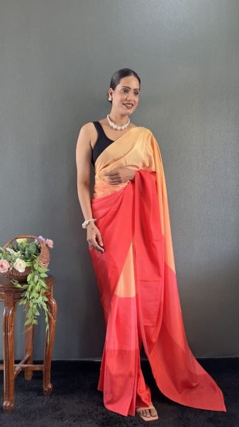 Sweet Color Natural Silk Saree with Digital Print Glamorous Look for Special Occasions Silk Sarees Wholesale