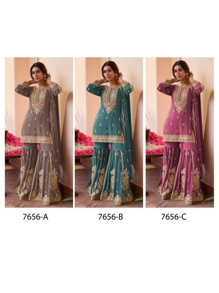 Tailored Pink Full Stitched Sharara Suit with Heavy Dupatta for Festive Functions Designer Plazzo Salwar Suits Wholesale