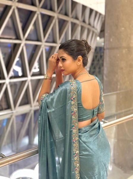 Teal Blue Satin Silk Saree with Heavy Embroidery Blouse at Manufacturer Price Designer Wedding Sarees Wholesale