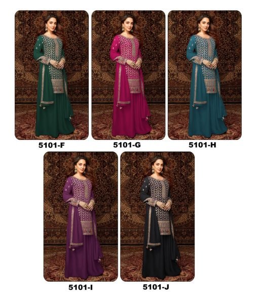 Textile Manufacturer s Latest Plus Size Chinon Suit Embroidered Kurta with Dupatta Set for Festive Collection Designer Plazzo Salwar Suits Wholesale