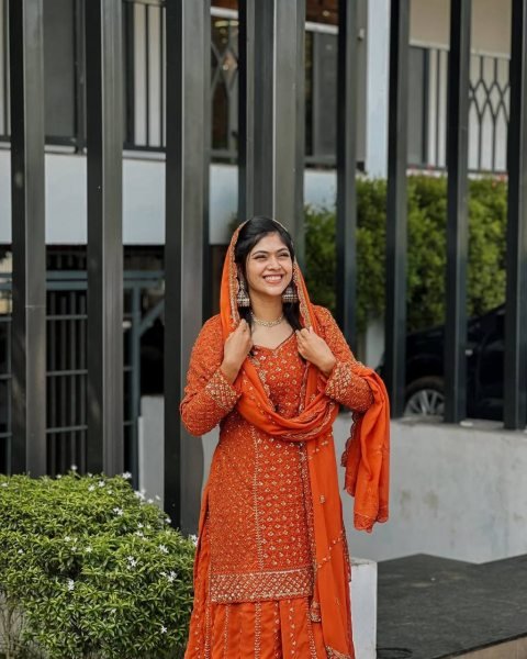 Top Trending Heavy Georgette Kurti Plazzo Dupatta Set Zari  Sequins Work International Shipping Available Ready To Wear Collection