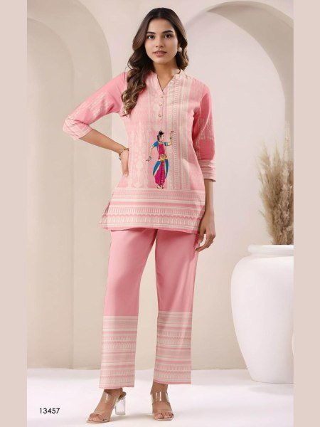 Top Trending Womens Co-ord Sets Designer Print 2pc Outfit Ready To Wear Set Export Quality CO ORD Sets